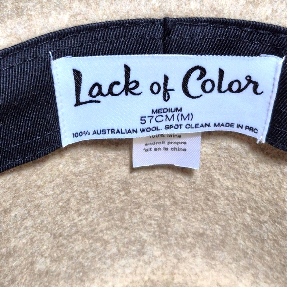 NWOT Lack of Color Classic Luxe Fedora Style Women's Hat Medium 57cm - Picture 8 of 8